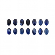 Blue Sapphire Cab Oval 5x3mm Approximately 5 Carat