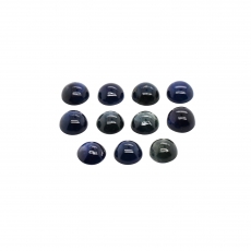 Blue Sapphire Cab Round 4.4mm Approximately 5 Carat