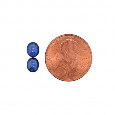 Blue Sapphire Oval 6X5mm Approximately 1.20 Carat