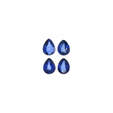 Blue Sapphire Pear Shape 4x3mm Approximately 0.66 Carat