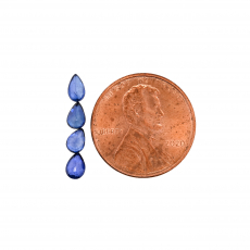 Blue Sapphire Pear Shape 5x3mm Approximately 0.79 Carat