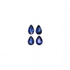 Blue Sapphire Pear Shape 5x3mm Approximately 0.79 Carat