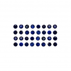 Blue Sapphire Round 1.8mm Approximately 1 Carat