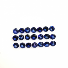 Blue Sapphire Round 2mm Approximately 0.75 Carat