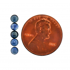 Blue Sapphire Round 3.6mm Approximately 1.18 Carat