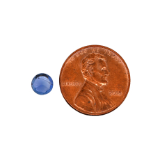 Blue Sapphire Round 5.9mm Single Piece 0.93 Carat