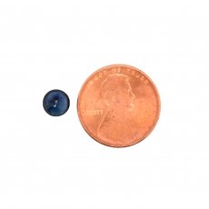 Blue Sapphire Round 6.2mm Single Piece 1.3 Carat