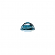 Blue Zircon Emerald Cushion 10.5x6.5mm Single Piece 6.13 Carat