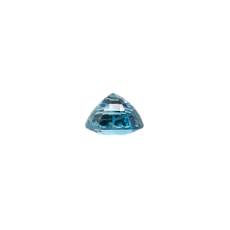 Blue Zircon Oval 9.2x8.2mm Single Piece 4.78 Carat