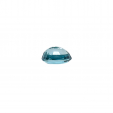 Blue Zircon Oval/Cushion 10x7.5mm Single Piece 4.77 Carat