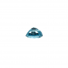 Blue Zircon Oval/Cushion 9.6x7.5mm Single Piece 4.49 Carat