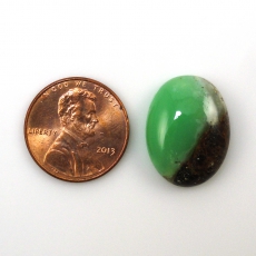 Boulder Chrysoprase Cabs Oval 20x15mm Approximately  12 Carat