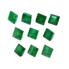 Brazilian Emerald Princess Cut 2mm Approximately 0.54 Carat