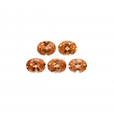 Brown Zircon Oval 5x4mm Approximately 2.11 Carat