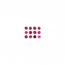 Burmese Red Spinel Round 1.7mm Approximately 0.25 Carat