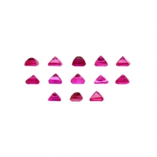 Burmese Ruby Square 1.7mm Approximately 0.52 Carat