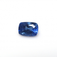 Ceylon Blue Sapphire Emerald Cushion Shape 10.5X7.5mm Single Piece 3.43 Carat