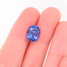 Ceylon Blue Sapphire Oval 10.5x8.5mm Single Piece 5.40 Carat*