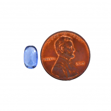 Ceylon Blue Sapphire Oval 8.9x5.4mm Single Piece 2.07 Carat*