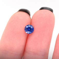 Ceylon Blue Sapphire Round 5.1mm Single Piece 0.57 Carat