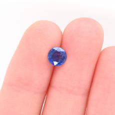 Ceylon Blue Sapphire Round 5.8mm Single Piece 0.87 Carat*