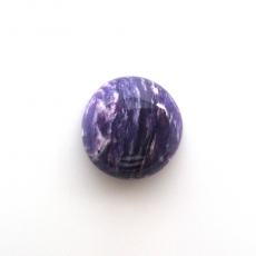 Charoite Cab Round 12mm Approximately 5.90 Carat