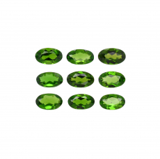 Chrome Diopside Oval 5x3mm Approximately 1.75 Carat