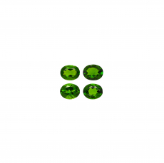 Chrome Diopside Oval 5x4mm Approximately 1.48 Carat