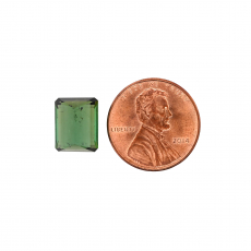 Chrome Tourmaline Emerald Cut 11x9mm Single Piece 5.58 Carat