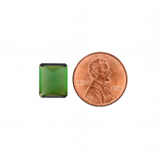 Chrome Tourmaline Emerald Cut 12x10mm Single Piece 5.59 Carat
