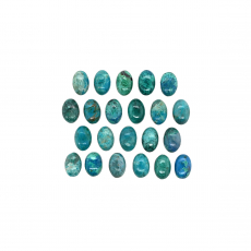 Chrysocolla Cab Oval 6X4mm Approximately 9 Carat