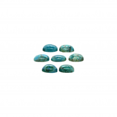 Chrysocolla Cab Round 9mm Approximately 17 Carat.