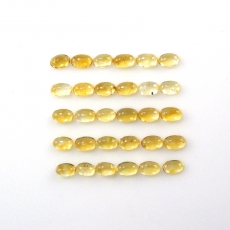 Citrine Cabs Oval 5x3mm Approximately 7 Carat