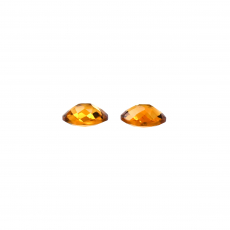 Citrine Oval 8x6mm Matching Pair Approximately 2.00 Carat