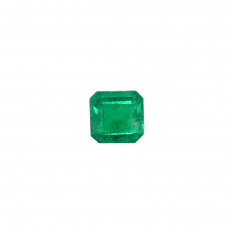Colombian Emerald Emerald Cut 5.6x5.5mm Single Piece 0.69 Carat