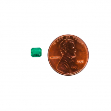 Colombian Emerald Emerald Cut 5x4.4mm Single Piece 0.47 Carat