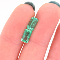 Colombian Emerald Emerald Cut 7.4x4.2mm Approximately 1.51 Carat