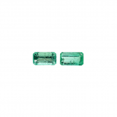 Colombian Emerald Emerald Cut 7.4x4.2mm Approximately 1.51 Carat