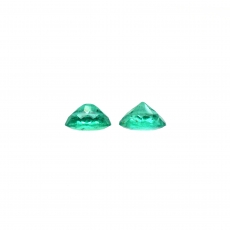 Colombian Emerald Oval 6x5mm Matching Pair 1.10 Carat
