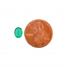 Colombian Emerald Oval 7x5.4mm Single Piece 0.75 Carat