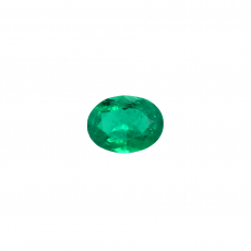 Colombian Emerald Oval 7x5.4mm Single Piece 0.75 Carat
