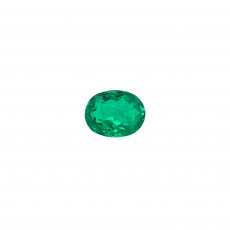 Colombian Emerald Oval 7x5.6mm Single Piece 0.75 Carat*