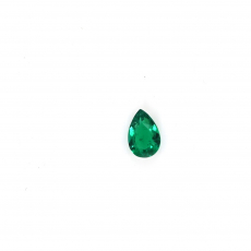 Colombian Emerald Pear Shape 6.3x4.2mm Single Piece 0.39 Carat