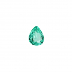 Colombian Emerald Pear Shape 7.1x5.6mm Single Piece 0.74 Carat