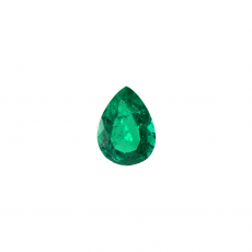 Colombian Emerald Pear Shape 7.4x5.4mm Single Piece 0.71 Carat*