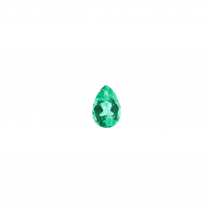 Colombian Emerald Pear Shape 7.8x5.3mm Single Piece 0.81 Carats
