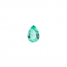 Colombian Emerald Pear Shape 8.4x6mm Single Piece 1.16 Carat