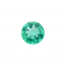 Colombian Emerald Round 5.9mm Sigle Piece 0.67 Carat