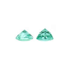 Colombian Emerald Round 5mm Matching Pair 0.93 Carat