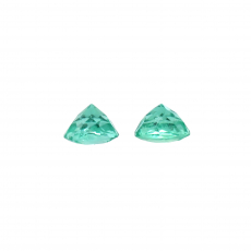 Colombian Emerald Round 6mm Matching Pair 1.53 Carat